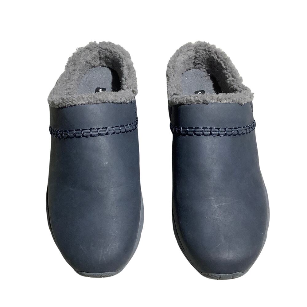 Easy Spirit Cozy Faux Fur Lined Clogs Women’s Size 11W — Comfort, Casual, Cozy